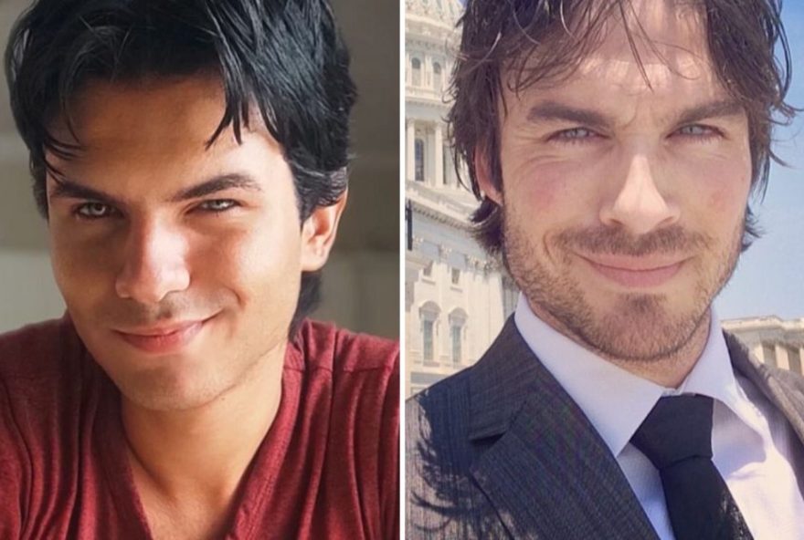 Barman de Goiânia chama a atenção por semelhança a ator Ian Somerhalder