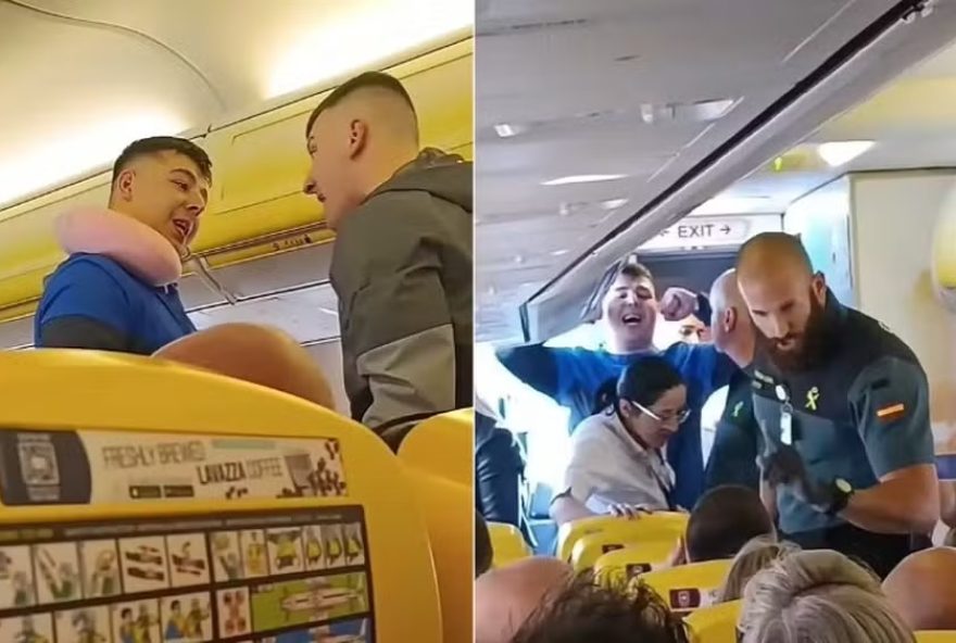 Voo da Ryanair entre Edimburgo e Tenerife vira palco de tumulto