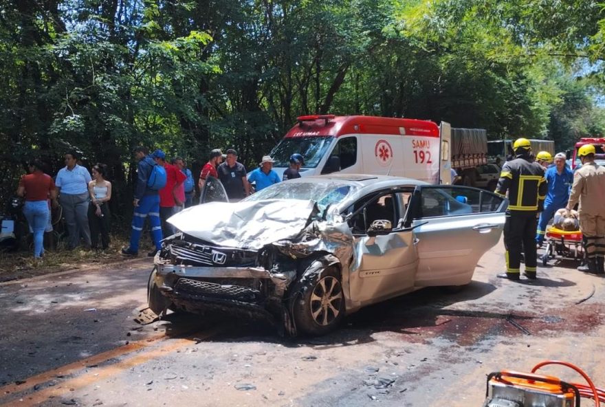 Criança morreu após acidente entre veículos na GO-154