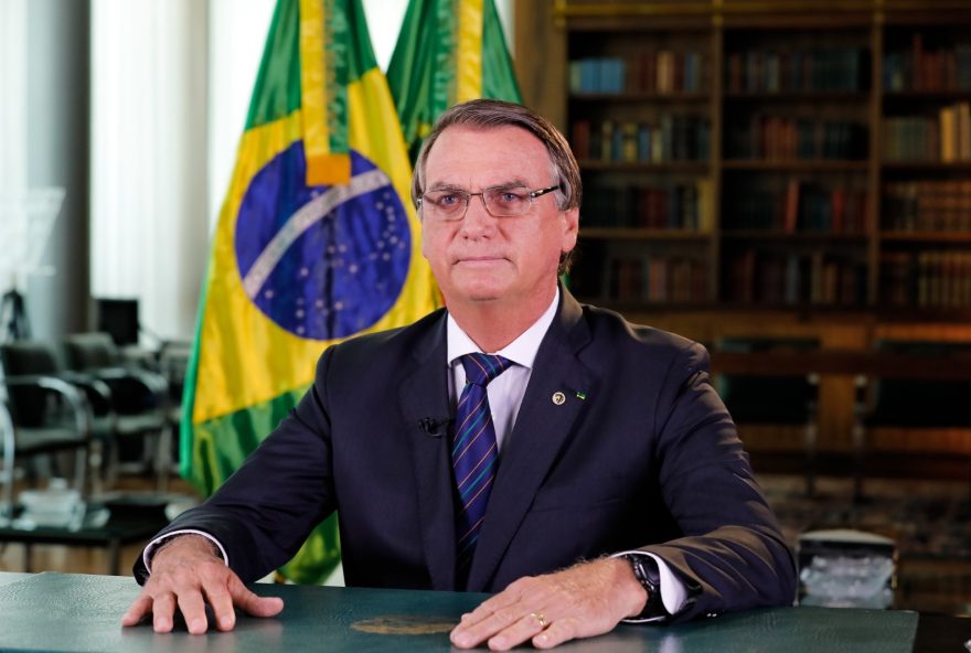 Ex-presidente da República, Jair Bolsonaro. Pré-candidatos a prefeito disputam o apoio do líder político de maior expressão do Partido Liberal.