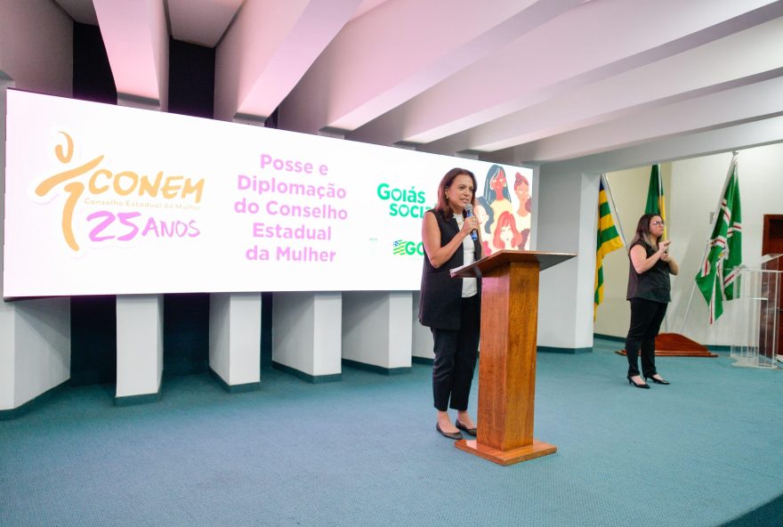 Governo de Goiás empossa nova diretoria do Conselho Estadual da Mulher