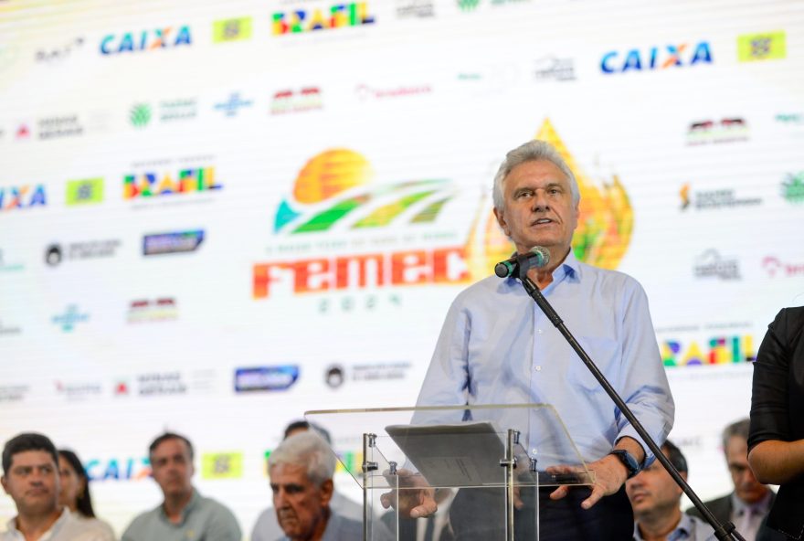 Caiado é convidado para feira agrícola em Uberlândia (MG): reconhecimento pela atuação em apoio à atividade rural
(Foto: Lucas Diener)