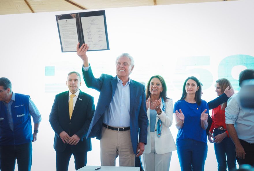 Governador Ronaldo Caiado lança Daia 5.0, em Anápolis: mais empresas, emprego e geração de renda (Fotos: Hegon Correa)