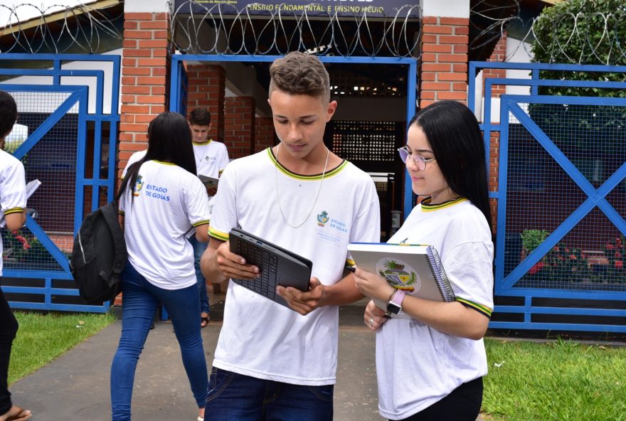 67% aprovam Educação Estadual em Goiás: índice reflete investimentos do governo no setor (Fotos: Secom)