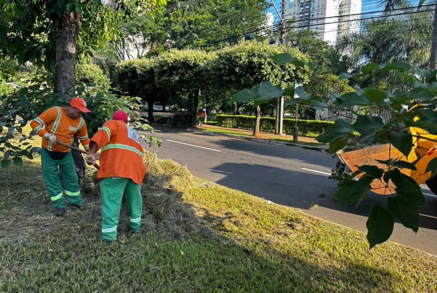 Prefeitura de Goiânia fecha semana com roçagem e rastelação em 70 bairros