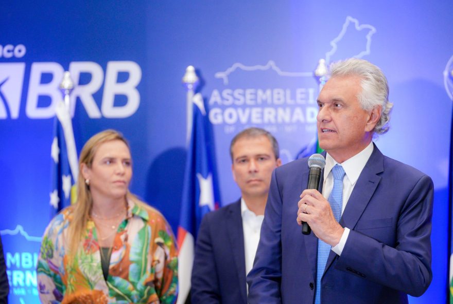 Ronaldo Caiado defende alinhamento de demandas dos estados como via para mitigar os prejuízos econômicos aos entes federados. (Fotos: Júnior Guimarães)