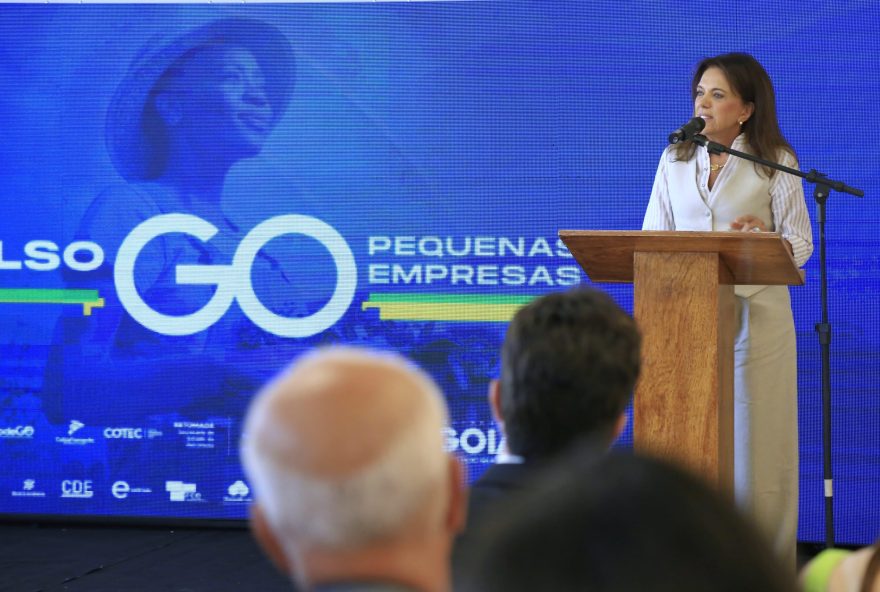 Gracinha Caiado participa da abertura do Impulso GO Pequenas Empresas: crescimento e riqueza devem se traduzir em qualidade de vida para a população
(Fotos: André Saddi)