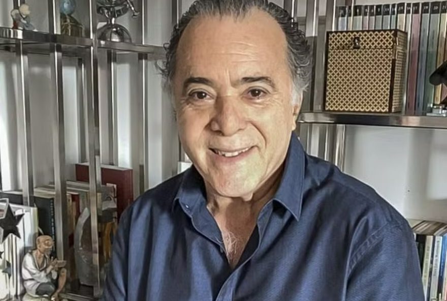 O ator Tony Ramos, de 75 anos, foi internado na quinta-feira ,16, para estancar um sangramento intracraniano.
(Foto: Reprodução)