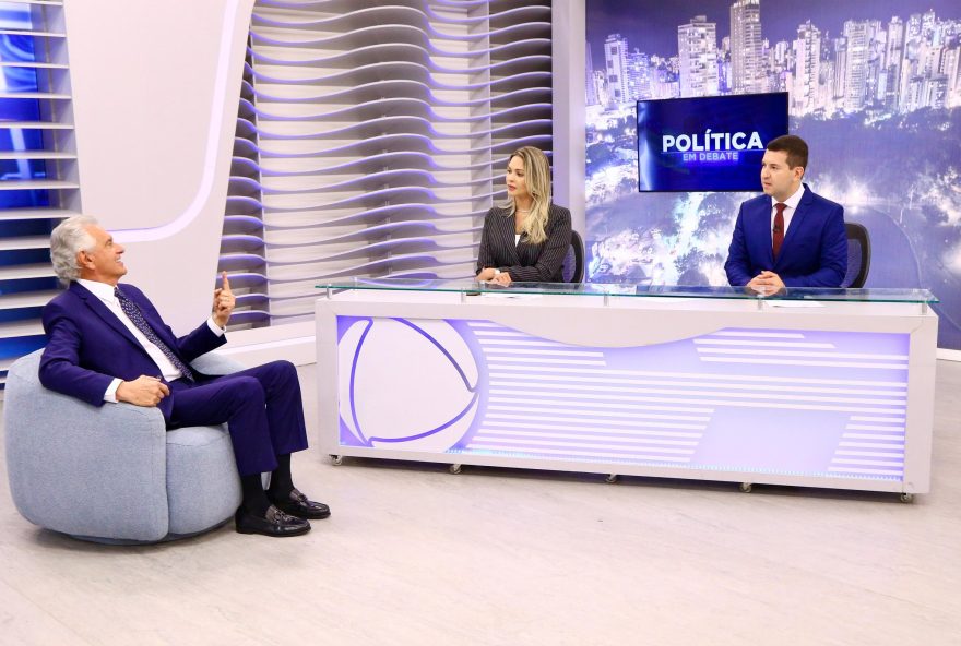 Ronaldo Caiado diz que bons resultados da segurança pública refletem no crescimento econômico do estado. (Fotos: Adalberto Ruchelle)