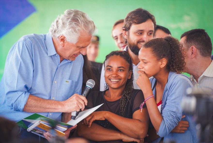 Governador Ronaldo Caiado destaca a importância de levar programas habitacionais ao interior do estado: mudar a vida das pessoas
(Fotos: Hegon Corrêa)