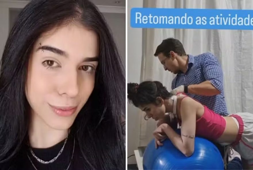 Jovem que teve reação alérgica à pimenta emociona internautas em vídeo durante sessão de fisioterapia 