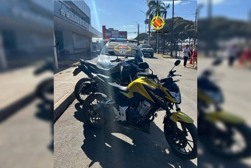 Suspeitos são presos a caminho de Goiás com motos furtadas no Distrito Federal