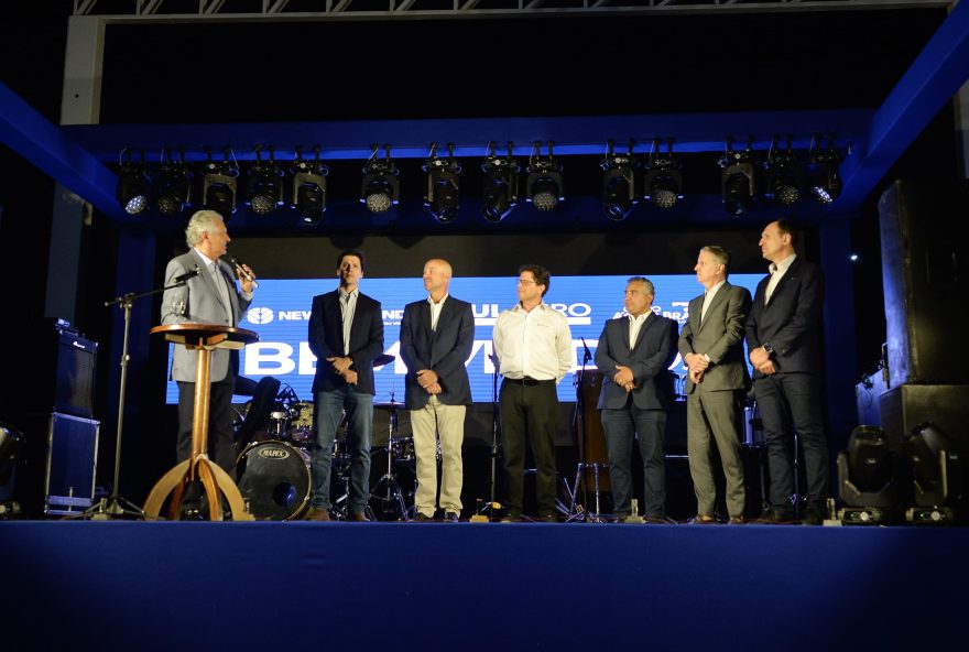 Governador Ronaldo destaca bons indicadores de Goiás para atração de novos investimentos durante inauguração da concessionária Azul Agro, em Jataí. (Fotos: Lucas Diener)