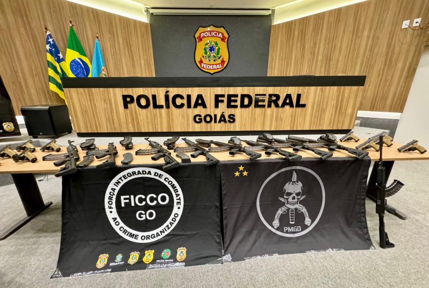 É a maior apreensão em armas, em uma única operação, no estado. (Fotos: SSP)