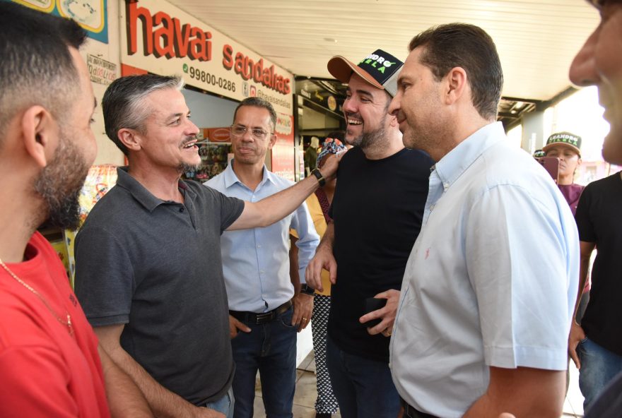 Após a caminhada na Avenida Independência, Leandro recebeu a confirmação do apoio do PMB. (Foto: Jhonney Macena)