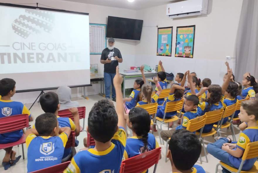 Cine Goiás Itinerante oferece sessões gratuitas à população em Cristianópolis, na próxima terça e quarta-feira (13 e 14/08). (Fotos: Secult Goiás)