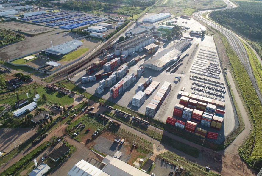 Porto Seco Centro-Oeste, em Anápolis: município é referência em importação . (Foto: Grupo Porto Seco Centro-Oeste)