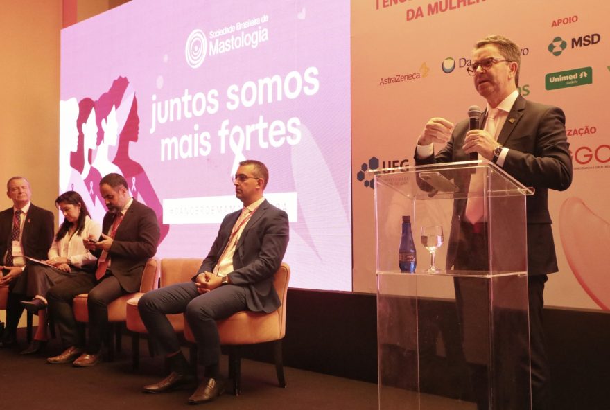 SES-GO lança Programa Goiás Todo Rosa com testes genéticos e ações de prevenção para câncer de mama. (Fotos: Marco Monteiro)