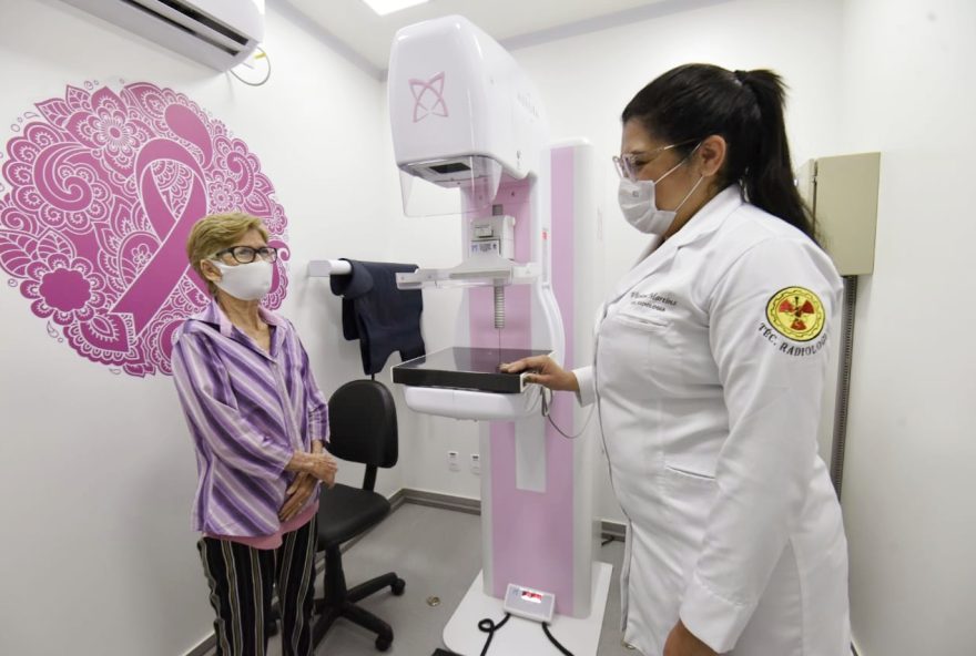 Governo de Goiás promove Semana de Portas Abertas para mamografias e conscientização sobre câncer de mama. (Foto: SES-GO)