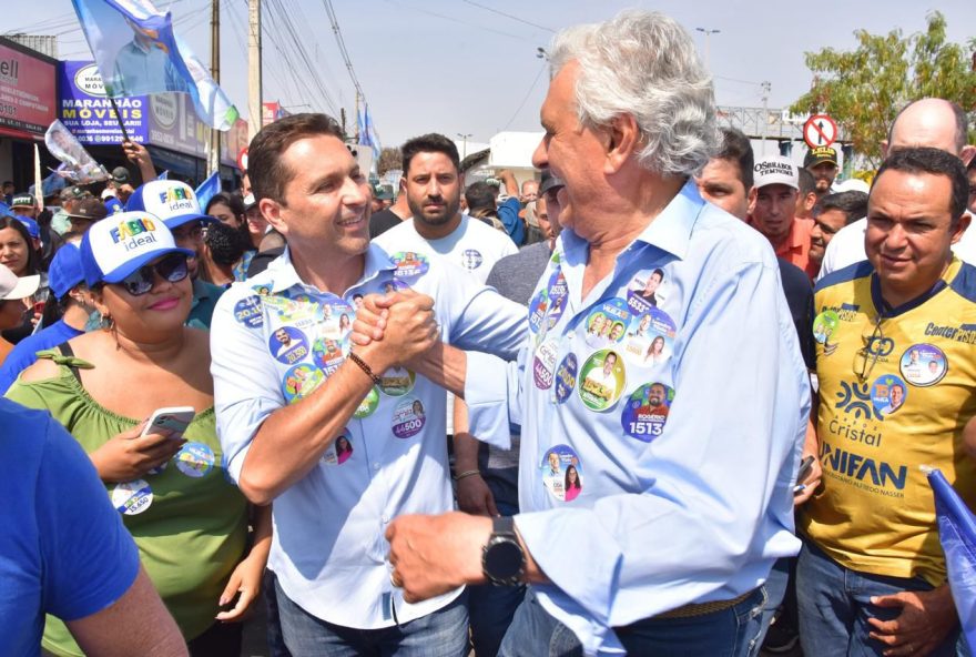 Governador Ronaldo Caiado defende a eleição de Leandro Vilela e Sandro Mabel para garantir gestões de excelência em Goiânia e Aparecida. (Foto: Divulgação)