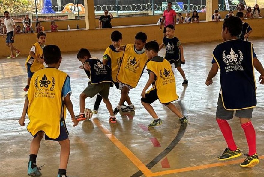 Jogos Educacionais 2024: Educação dá início a Festival de Futsal na categoria sub-12: jogos têm como objetivo incentivar, propor e apoiar as ações esportivas e culturais no ambiente escolar | Foto: SME