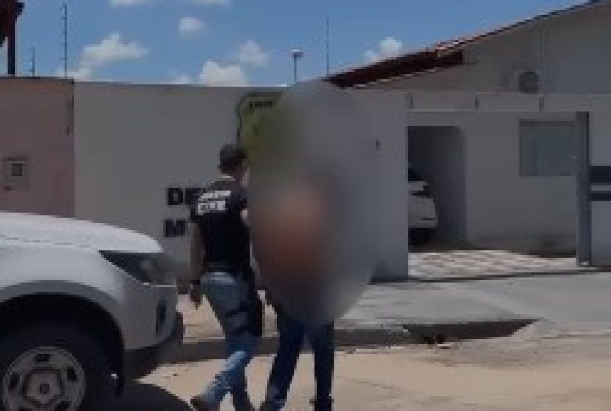 Denúncia foi crucial para identificar o criminoso e sua localização na região rural de Crixás (Foto: reprodução de vídeo/Polícia Civil-GO)