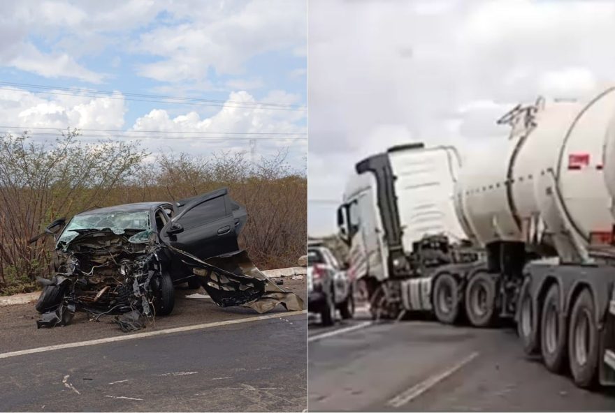 acidente-entre-carro-e-carreta-causa-interdicao-na-br-304-no-rn acidente-entre-carro-e-carreta-causa-interdicao-na-br-304-no-rn