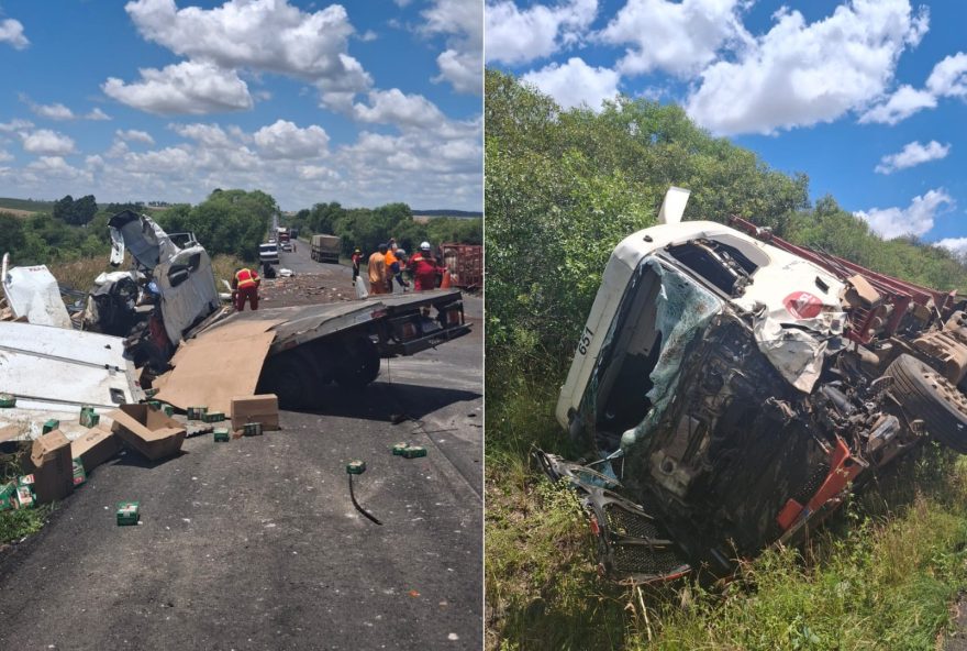 acidente-na-br-290-resulta-na-morte-de-dois-motoristas-em-colisao-entre-caminhao-e-caminhonete