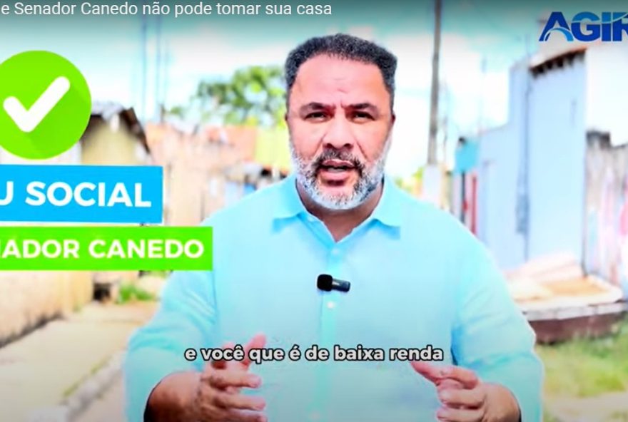 pré-candidato a prefeito de Senador Canedo, Alexandre Braga, do partido AGIR