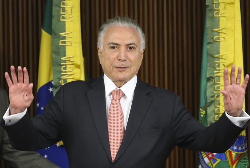 O presidente Michel Temer coordena a última reunião ministerial de seu governo, no Palácio do Planalto.