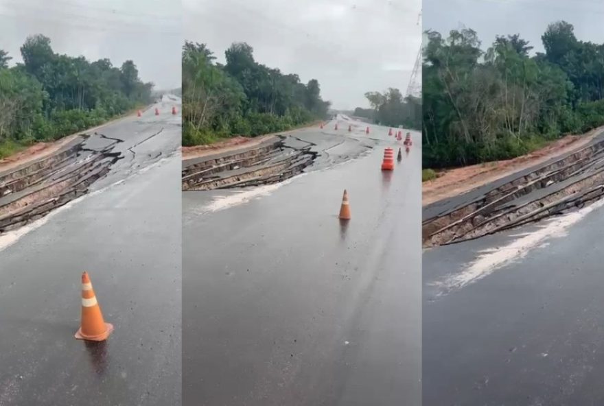 asfalto-cede-em-obra-de-avenida-que-corta-floresta-em-belem asfalto-cede-em-obra-de-avenida-que-corta-floresta-em-belem