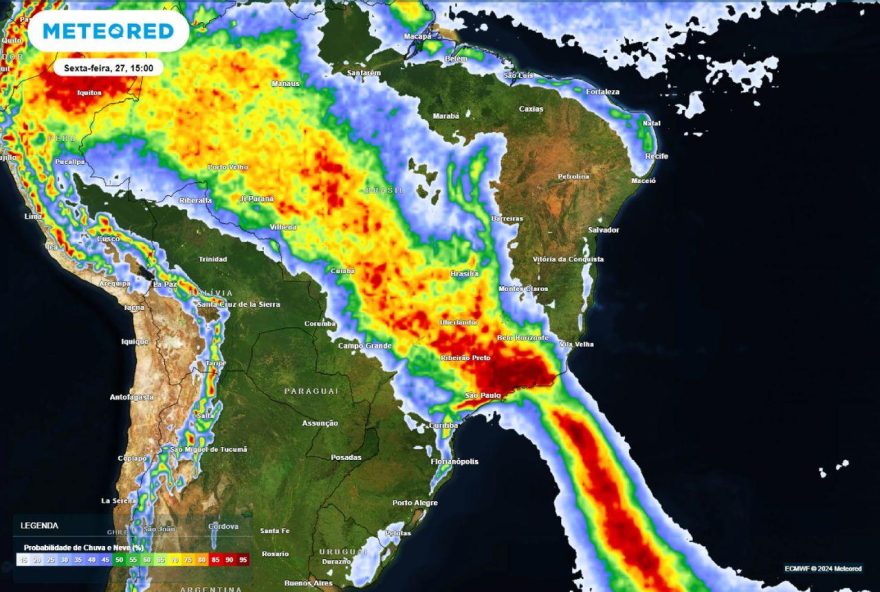 Alerta de Chuvas Fortes no Brasil Após o Natal