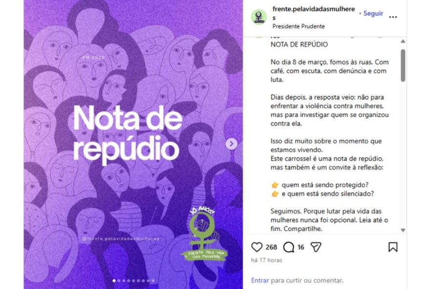 ativistas-sao-intimadas-por-pichacao-no-forum-de-presidente-prudente