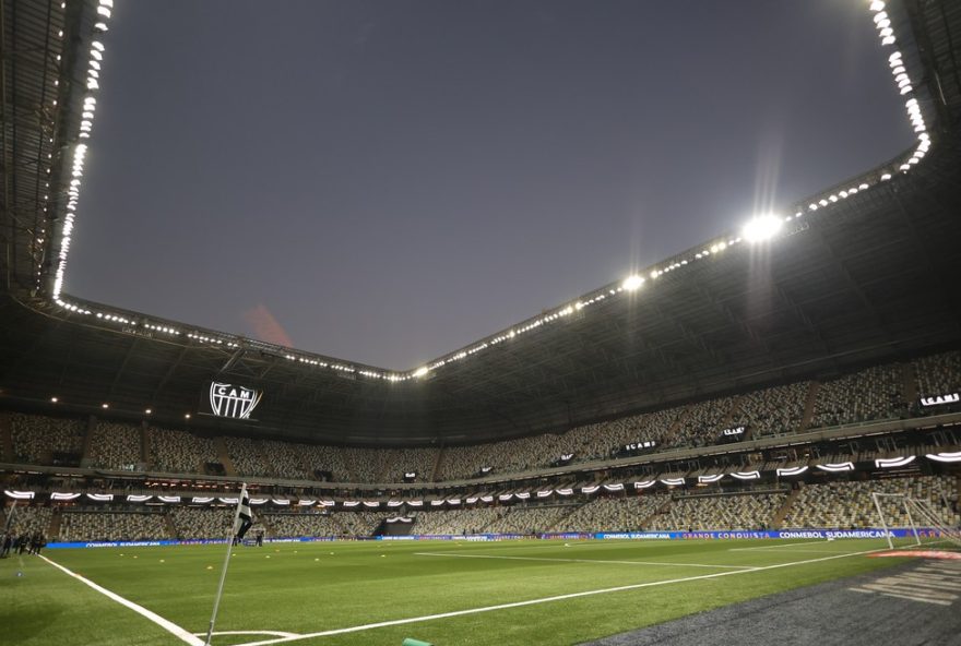 MG - BELO HORIZONTE - 14/08/2025 - COPA SUL-AMERICANA 2025, ATLETICO-MG X GODOY CRUZ - Vista geral do estadio Arena MRV para partida entre Atletico-MG e Godoy Cruz pelo campeonato Copa Sul-americana 2025. Foto: Gilson Lobo/AGIF