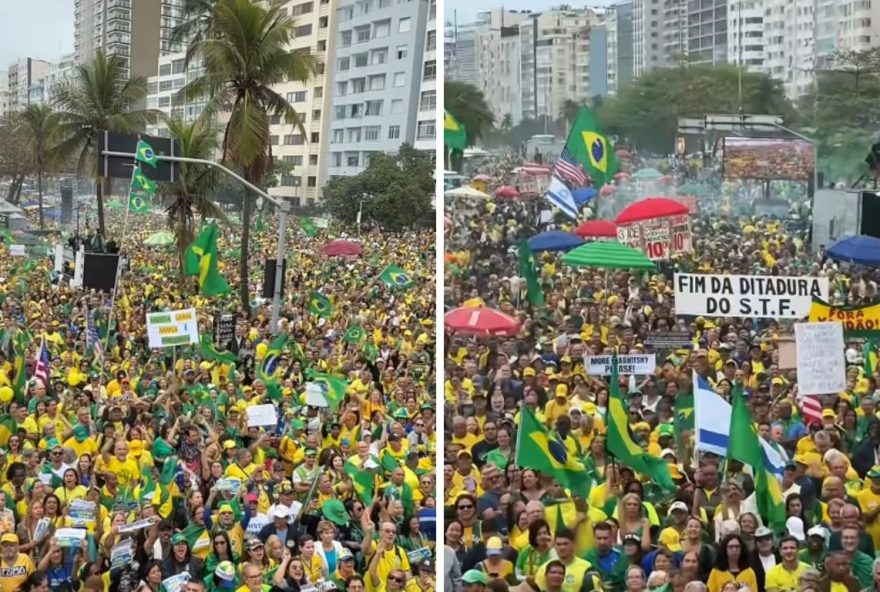 ato-bolsonarista-em-copacabana-tem-faixas-contra-stf