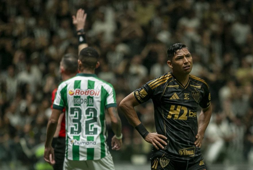 MG - BELO HORIZONTE - 30/09/2025 - BRASILEIRO A 2025, ATLETICO-MG X JUVENTUDE - Rony jogador do Atletico-MG durante partida contra o Juventude no estadio Arena MRV pelo campeonato Brasileiro A 2025. Foto: Fernando Moreno/AGIF