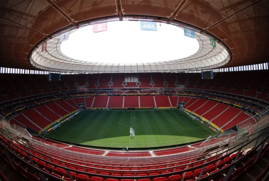 Estádio Mané Garrincha. Foto: Rafael Ribeiro/CBF