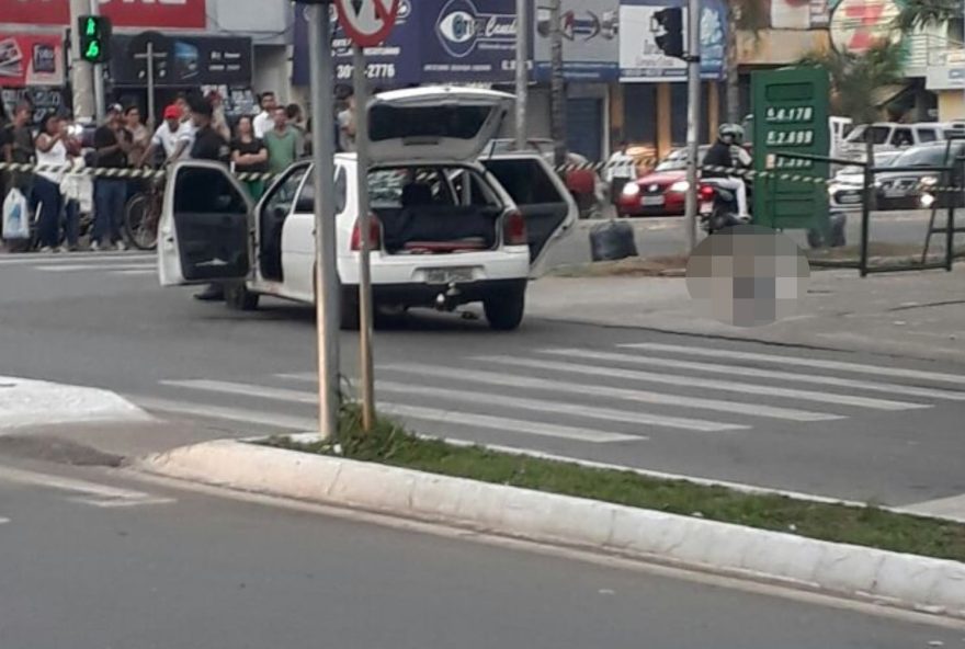 Família afirma que assaltante queria levar carro mantido pela empresa onde a vítima trabalhava. Imagem: reprodução