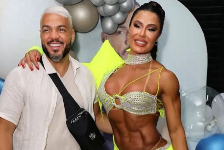 Musa fitnes confirmou o término e assumiu ter traído Belo com um personal trainer, o que teria motivado o fim do casamento. (Foto: Reprodução)