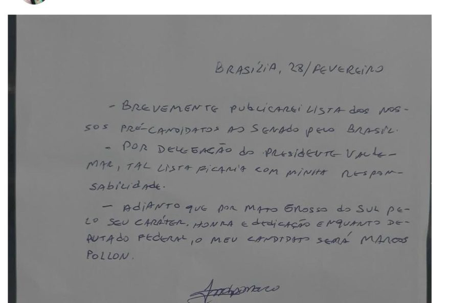 bolsonaro-antecipa-apoio-a-marcos-pollon-para-o-senado-em-carta-divulgada-por-michelle bolsonaro-antecipa-apoio-a-marcos-pollon-para-o-senado-em-carta-divulgada-por-michelle