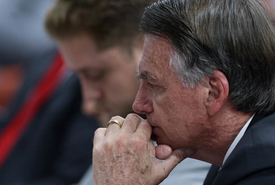 09/06/2025 HANDOUT - 09 June 2025, Brazil, Brasilia: In this photo provided by the STF, Jair Bolsonaro (L), former president of Brazil, listens to interrogations during the trial for an alleged coup attempt following his ouster. Photo: Gustavo Moreno/STF/dpa - ATTENTION: editorial use only and only if the credit mentioned above is referenced in full
POLITICA INTERNACIONAL
Gustavo Moreno/STF/dpa