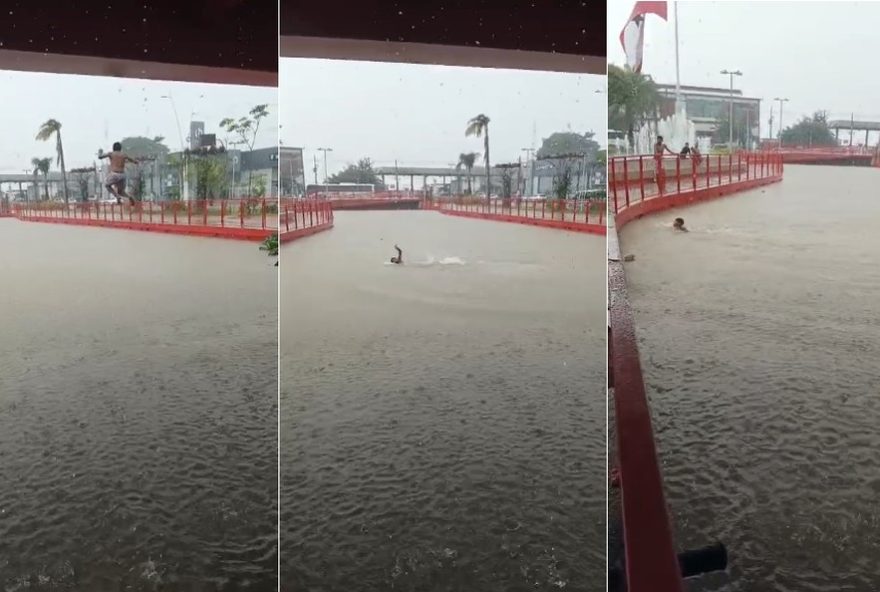 canal-da-nova-doca-em-belem-se-transforma-em-22piscina22-para-criancas canal-da-nova-doca-em-belem-se-transforma-em-22piscina22-para-criancas