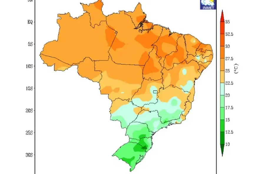 Inmet prevê geada para áreas do RS e SC