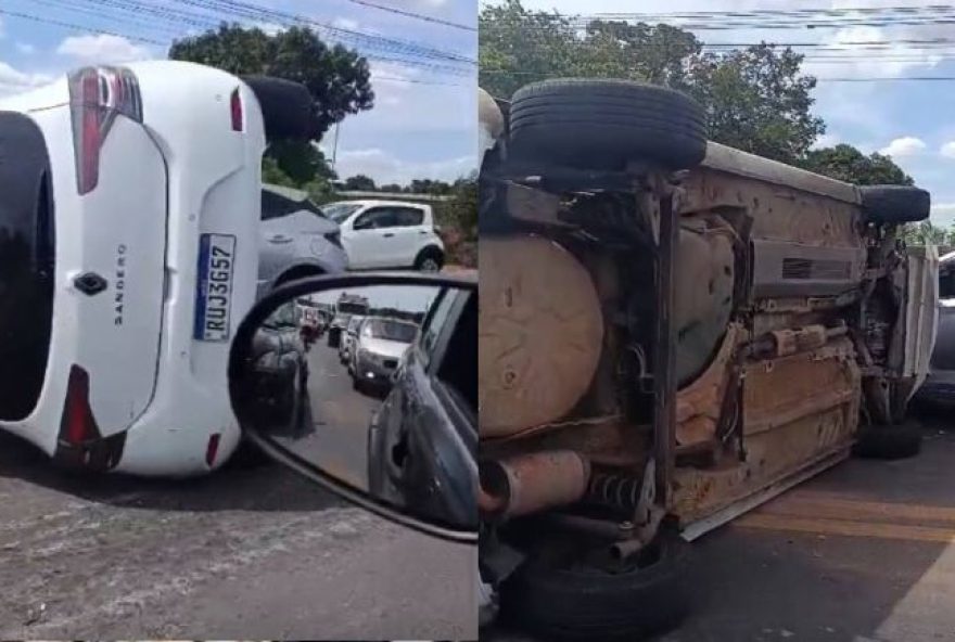carro-capota-em-acidente-na-br-3432C-na-zona-sudeste-de-teresina2C-e-causa-congestionamento3B-video carro-capota-em-acidente-na-br-3432C-na-zona-sudeste-de-teresina2C-e-causa-congestionamento3B-video