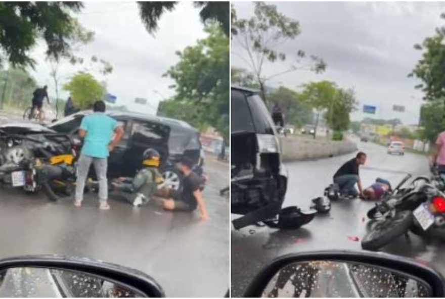 carro-perde-controle-e-colide-com-motos-em-fortaleza3A-feridos-e-lentidao-no-transito