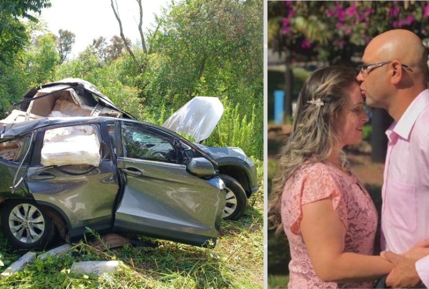 casal-de-sp-morre-em-acidente-com-caminhoes-na-pr-1513A-carreta-provocou-colisao casal-de-sp-morre-em-acidente-com-caminhoes-na-pr-1513A-carreta-provocou-colisao