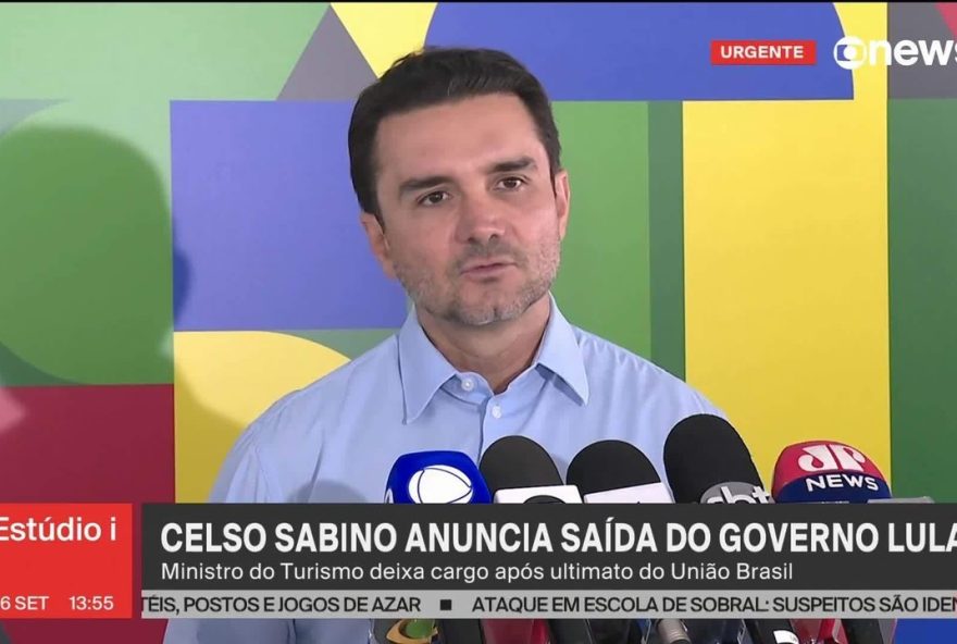 celso-sabino-entrega-carta-de-demissao-do-ministerio-do-turismo-apos-pressao-do-uniao-brasil