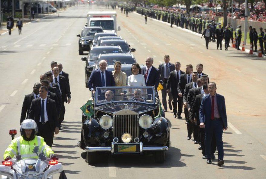 Veículo era dúvida , mas foi usado no desfile do presidente eleito Luiz Inácio Lula da Silva. (Foto: Tomaz Silva/Agência Brasil)