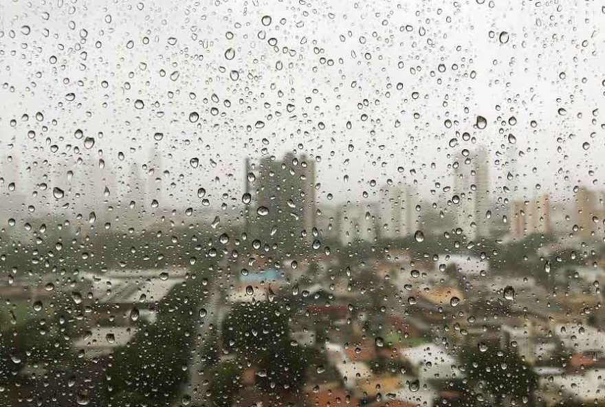 Chuva na capital goiana. (Foto: Divulgação)