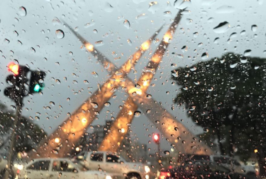 Estado de Goiás tem previsão de chuva para todo o final de semana. Isso vem acontecendo formação de um corredor de umidade.(Foto: Agência Cora Coralina de Notícias)